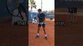 How to properly hit a tweener 🎾 tennis tweener [upl. by Goraud]