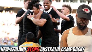 SO CLOSE HIGHLIGHTS  AUSTRALIA v NEW ZEALAND  The Rugby Championship 2024REACTION [upl. by Normalie]