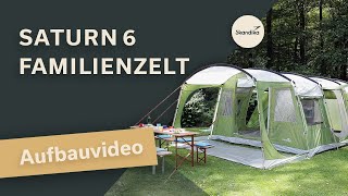 Skandika Saturn 6 Familienzelt  Aufbau Video  Schritt für Schritt Anleitung [upl. by Dixon415]