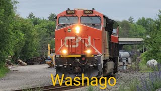 CN M314 at Washago • June 21 2024 [upl. by Nojed]