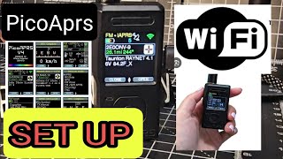 PicoAprs v4  WiFi Set Up [upl. by Siuqaj96]