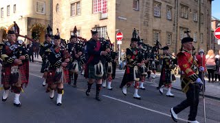 Scottish and North Irish Yeomanry Freedom of City Parade [upl. by Yuzik]