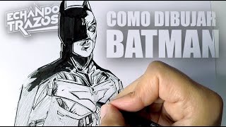 Como dibujar a Christian Bale BATMAN The Dark Knight [upl. by Myles]