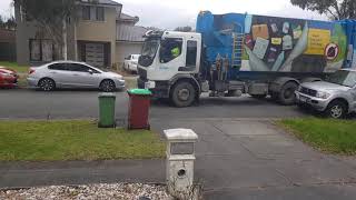 City of Casey Landfill truck On Garden Waste With my Same driver and Cardinia Recycling on Landfill [upl. by Nymzaj314]