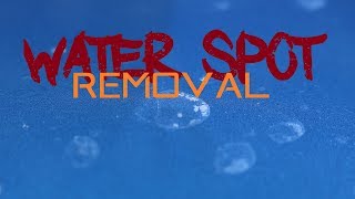 How to remove water spots from cars  Easy car water spot removal with Koch Chemie FSE [upl. by Lirrad]