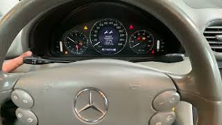 Mercedes CLK W209 service reset [upl. by Madanhoj512]