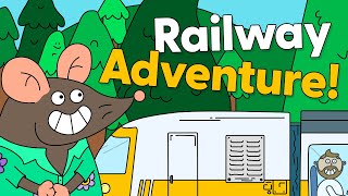 Railway Adventure with the Geezer Rats  Episode  Earth Cubs [upl. by Melinde810]