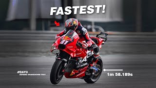 Fastest Acosta 2024 Sepang MotoGP Shakedown Test Result Day3  MotoGP 2024 [upl. by Leone]