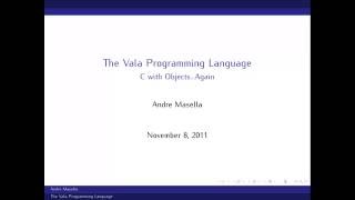 Vala Language Introduction [upl. by Margarethe]