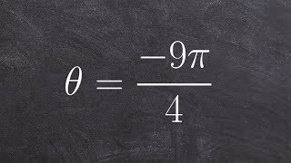 Finding two coterminal angles both negative [upl. by Fredrika563]