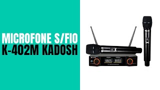 REVIEW DO MICROFONE SEM FIO K 402M KADOSH [upl. by Darce313]