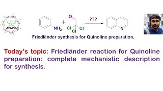 Friedländer synthesis of Quinoline complete mechanistic description [upl. by Nawiat]