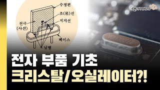 전자부품 기초  크리스탈Xtal  오실레이터OSC [upl. by Eillil]