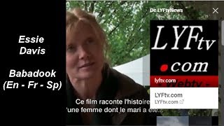 LYFtvnews Cinema EssieDavis  Babadook Interview En  Fr  httpbitlyytlyftv [upl. by Main]