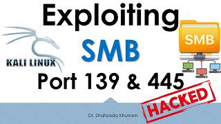 Exploiting SMB 139 and 445  Kali Linux  Metasploitable2  Lab [upl. by Yebba66]