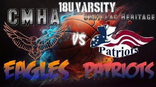 CMHA vs CHC Patriots Basketball Game [upl. by Croix]