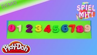 Numbers Letters n Fun PlayDoh Demo Learning the Alphabet ABC 123 [upl. by Ferri]