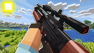 The Best Minecraft Gun mod was JUST released  Vics Point Blank gun mod  1201 [upl. by Adnahsor566]