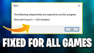 Fix The Following Components Are Required To Run This Program Microsoft Visual C 2015 Runtime [upl. by Stroup]