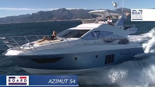 ENG AZIMUT 54  Review  The Boat Show [upl. by Acinorej]