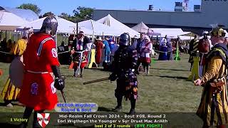 Fall Crown 2024 Bout 08  Wigthegn v Drust BYE [upl. by Yseult]