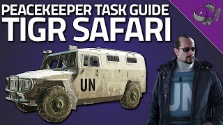 Tigr Safari  Peacekeeper Task Guide  Escape From Tarkov [upl. by Auqenahc]