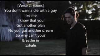 Bones  WhereTheTreesMeetTheFreeway On Screen LYRICS Lyric Video [upl. by Elke25]