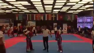 Kick Boks Maçı Avrupa KupasıPoint Fighting [upl. by Ahsinor962]