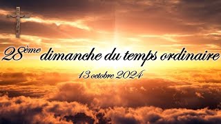 Homélie du 28ème dimanche du temps ordinaire – Année B Père Rigobert KYUNGU SJ [upl. by Epp436]