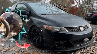 ITS TOO LOW  Raising My FG2 Civic Si [upl. by Shelly]