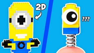 LEGO Minions but its EXTREMELY Satisfying [upl. by Llennehc]