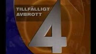 TV4 tillfälligt avbrott 1997 [upl. by Inotna265]