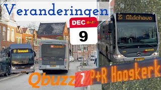 Wijzigingen OV Groningen stad Qbuzz [upl. by Ellga392]