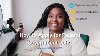 How to Apply for Federal Government Jobs through USAJOBSgov  2022 [upl. by Yntirb]