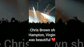 Chris Brown is putting in work🤩 Amazing show Hampton Coliseum [upl. by Faubion138]