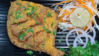 Pomfret Fish Fry Recipe  Fish Fry Indian Style  Fish Recipe [upl. by Ajnin]