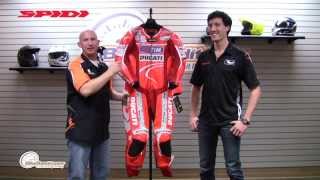 Spidi Track Wind Pro Replica OnePiece Motorcycle Suit at BikeBanditcom [upl. by Nujra]