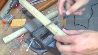 How to Make Nunchucks Nunchaku Full Video [upl. by Dressler]