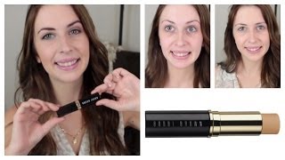 Bobbi Brown Skin Foundation Stick Review  Makeup Minute [upl. by Franckot]