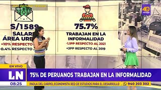 Empleo en Perú ¿Cuántas personas trabajan en la informalidad [upl. by Lesde]