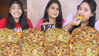 Unlimited Pizza Eating Challenge All Pizza Finished in Minutes  Pizza Competition  Food Challenge [upl. by Allevon551]