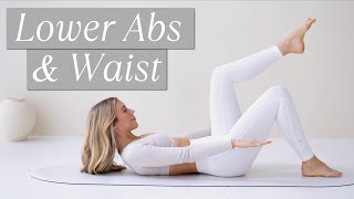 Quick Lower Abs amp Waist Toning Pilates 🤍 Tone your lower belly and waist [upl. by Ennaitak]