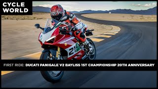 2022 Ducati Panigale V2 Bayliss 1st Championship 20th Anniversary  First Ride [upl. by Joanie227]