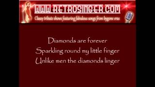 Diamonds Are Forever with onscreen lyrics [upl. by Suilenrac7]