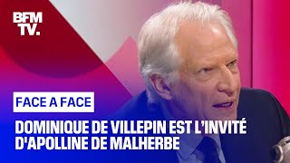 FaceàFace  Dominique de Villepin [upl. by Anaud860]