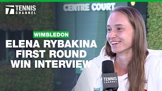 Elena Rybakina on Her 2024 Season  2024 Wimbledon First Round [upl. by Nelyk]