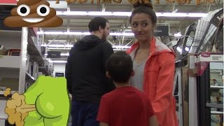 Farting on Angry Christmas Shoppers Pooting on People Ep 5 prank fart noises [upl. by Eicarg]