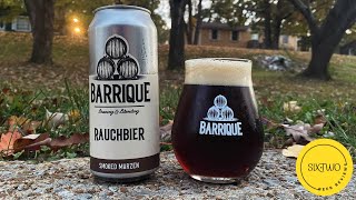 Barrique Brewing amp Blending  Rauchbier 56 Smoked Märzen [upl. by Anauqaj853]