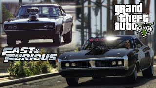 GTA 5 Doms Fast and Furious Dodge Charger RT  Imponte Beater Dukes REPLICA BUILD [upl. by Losiram]