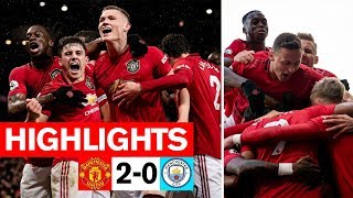 Martial amp McTominay fire the Reds to derby win  Manchester United 20 Man City  Premier League [upl. by Charmion]